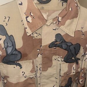 Urban outfitters camo jean jacket